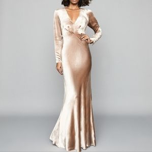 NWT REISS | Klara Velvet Plunge Gown *Hard to find!*